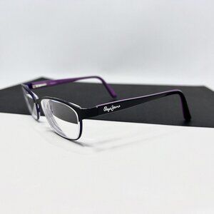 Pepe Jeans  Eyeglasses Frames Aubrey PJ1143 C1 Black/Purple 52-15-135